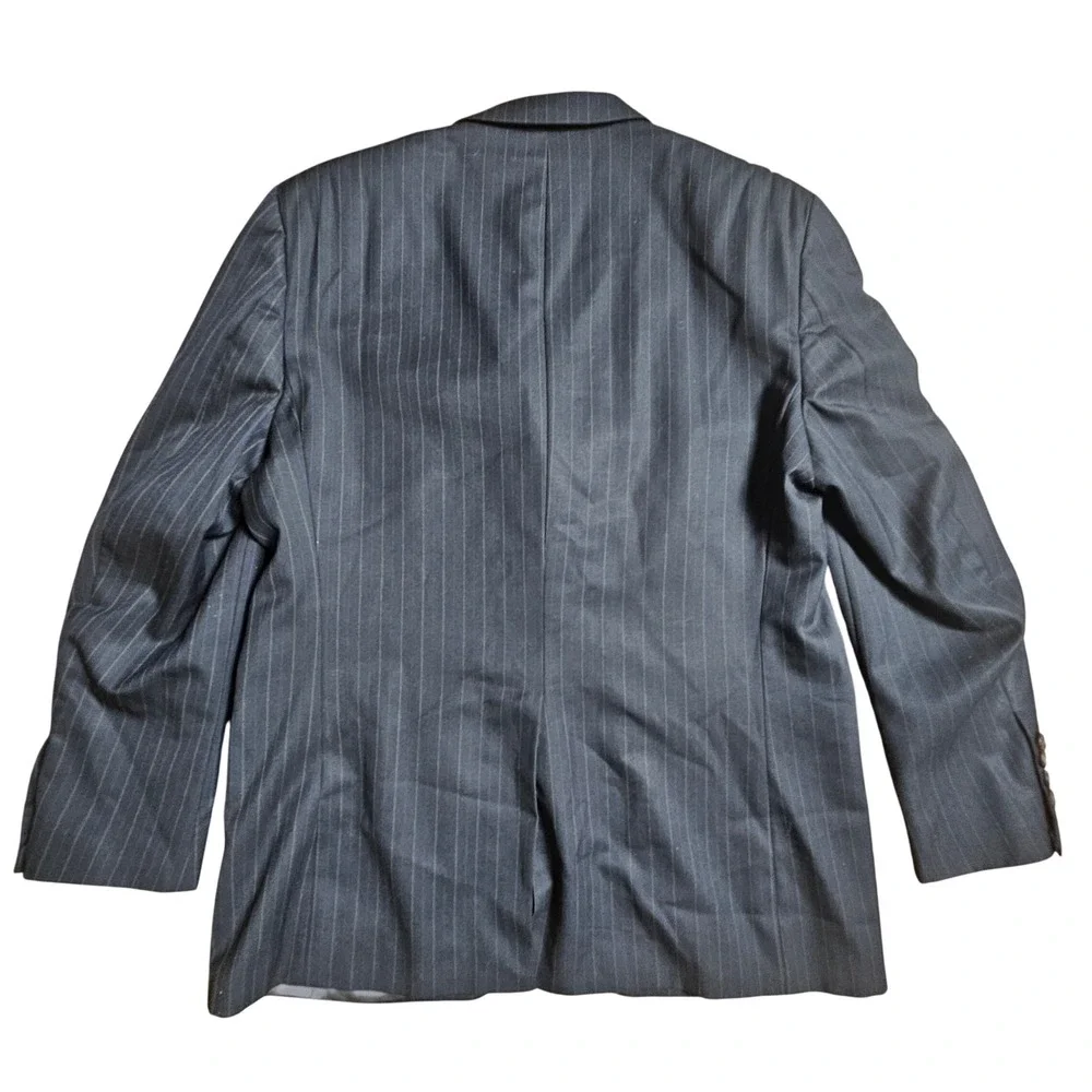 Ralph Lauren Wool Pinstripe Blazer Sport Coat 42R Classic Quiet Luxury Old Money